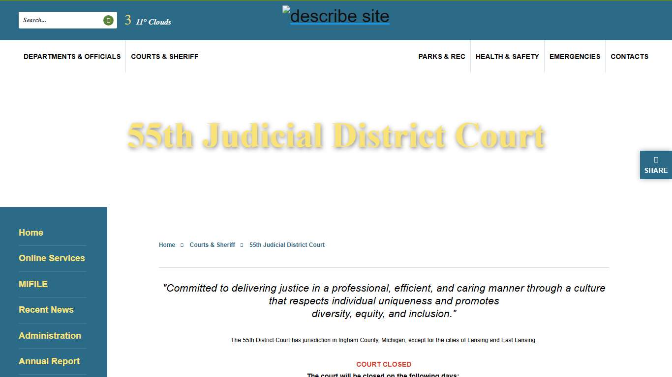 Ingham County - 55th Judicial District Court